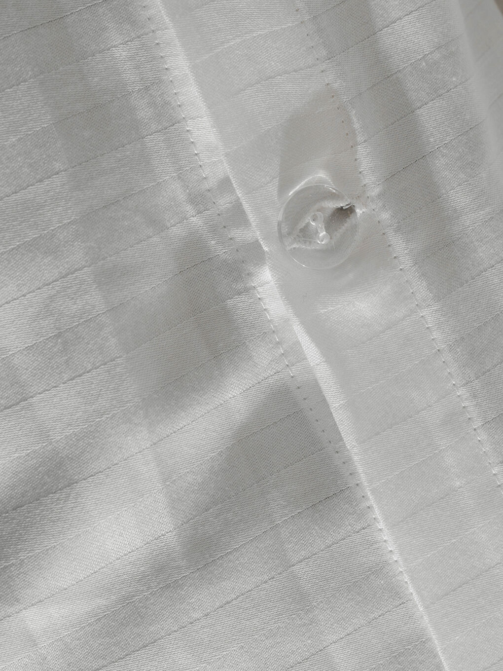 Beyaz Pamuklu Düz Çift Kişilik Nevresim Seti-6