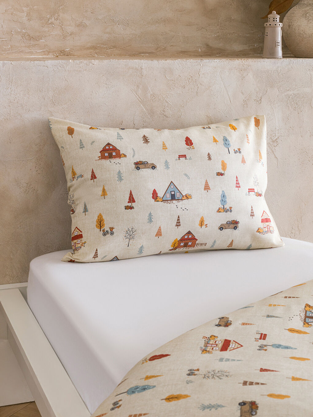 LCW HOME سێتی کەڤەری تاکە پەڕۆی چاپکراو -W5HR29Z8-V4G