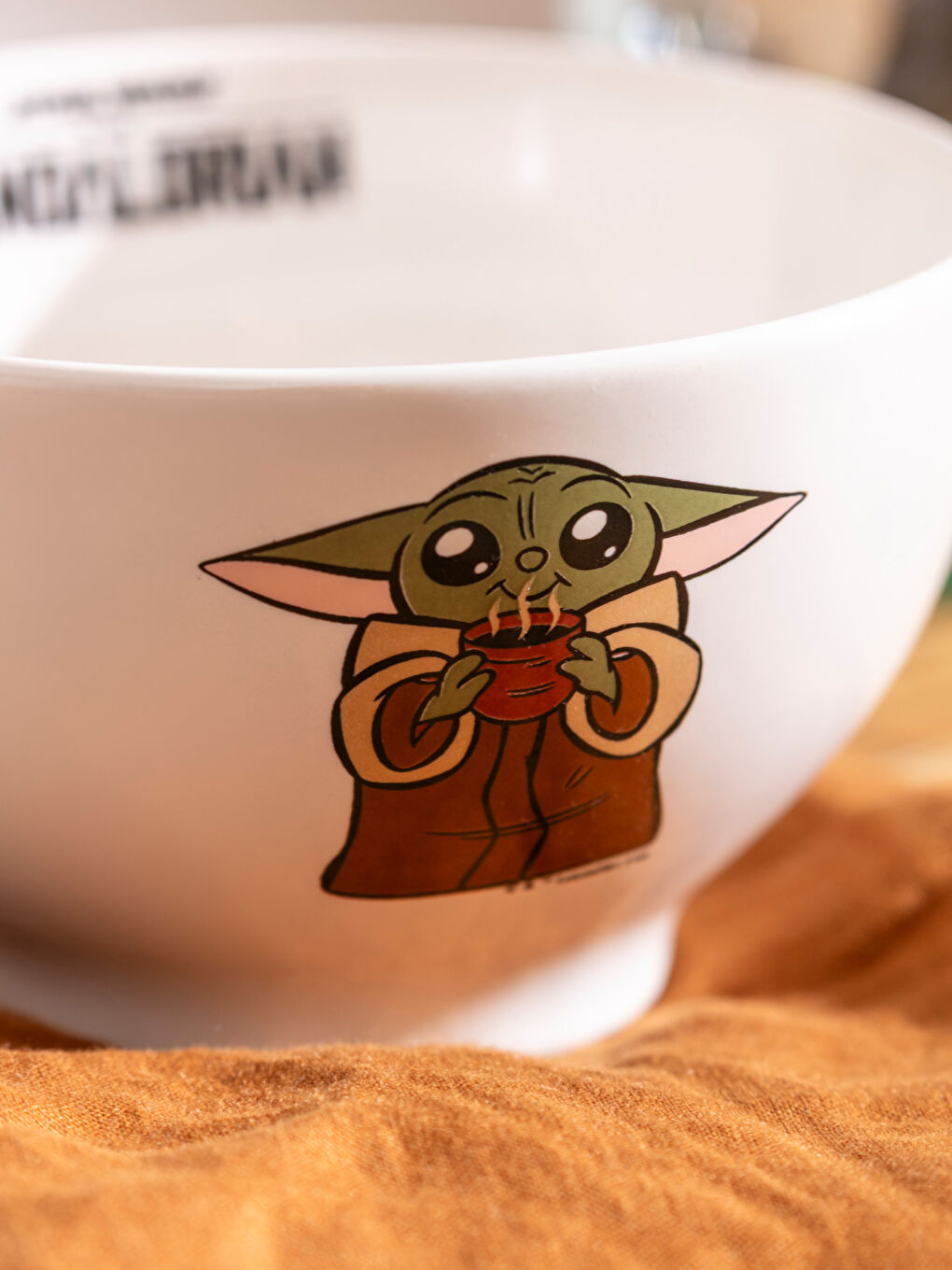 LCW HOME Baby Yoda Baskılı Seramik Çukur Kase 14 cm -W5HR45Z8-F9C