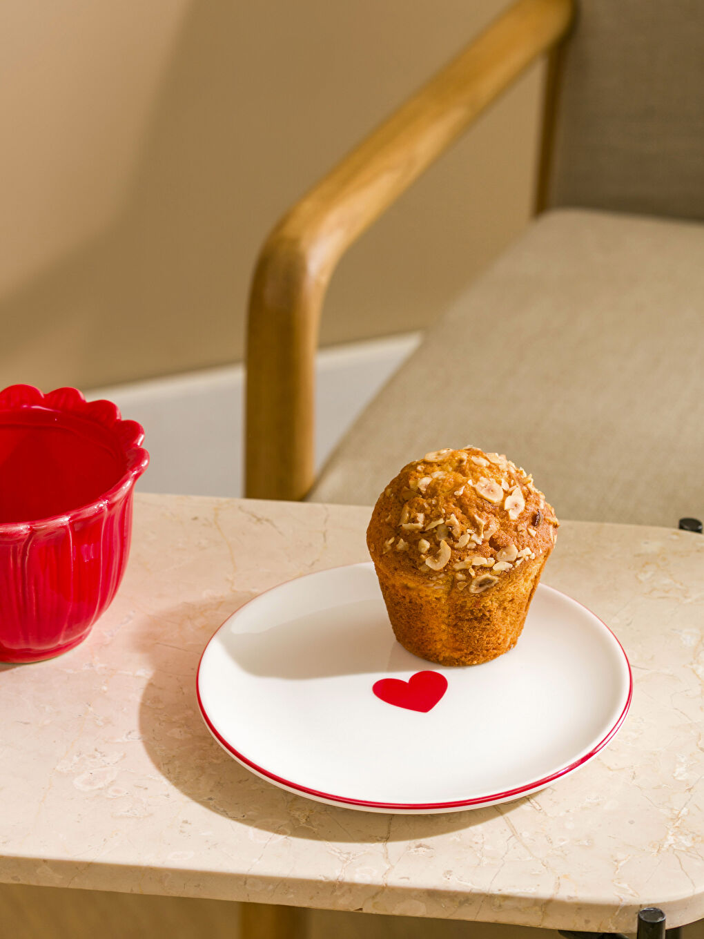 LCW HOME RED Cake Plate -W5HR51Z8-LTQ