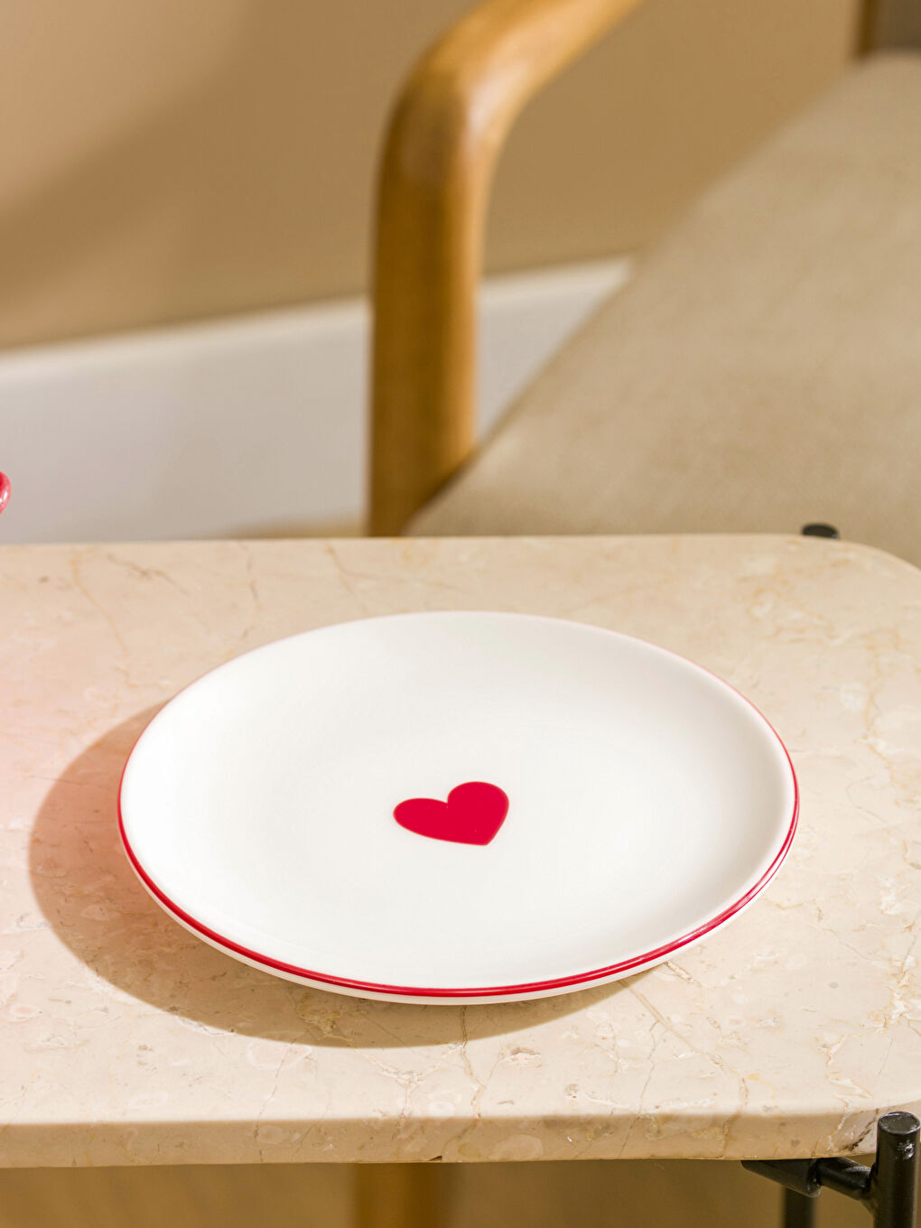 LCW HOME RED Cake Plate -W5HR51Z8-LTQ