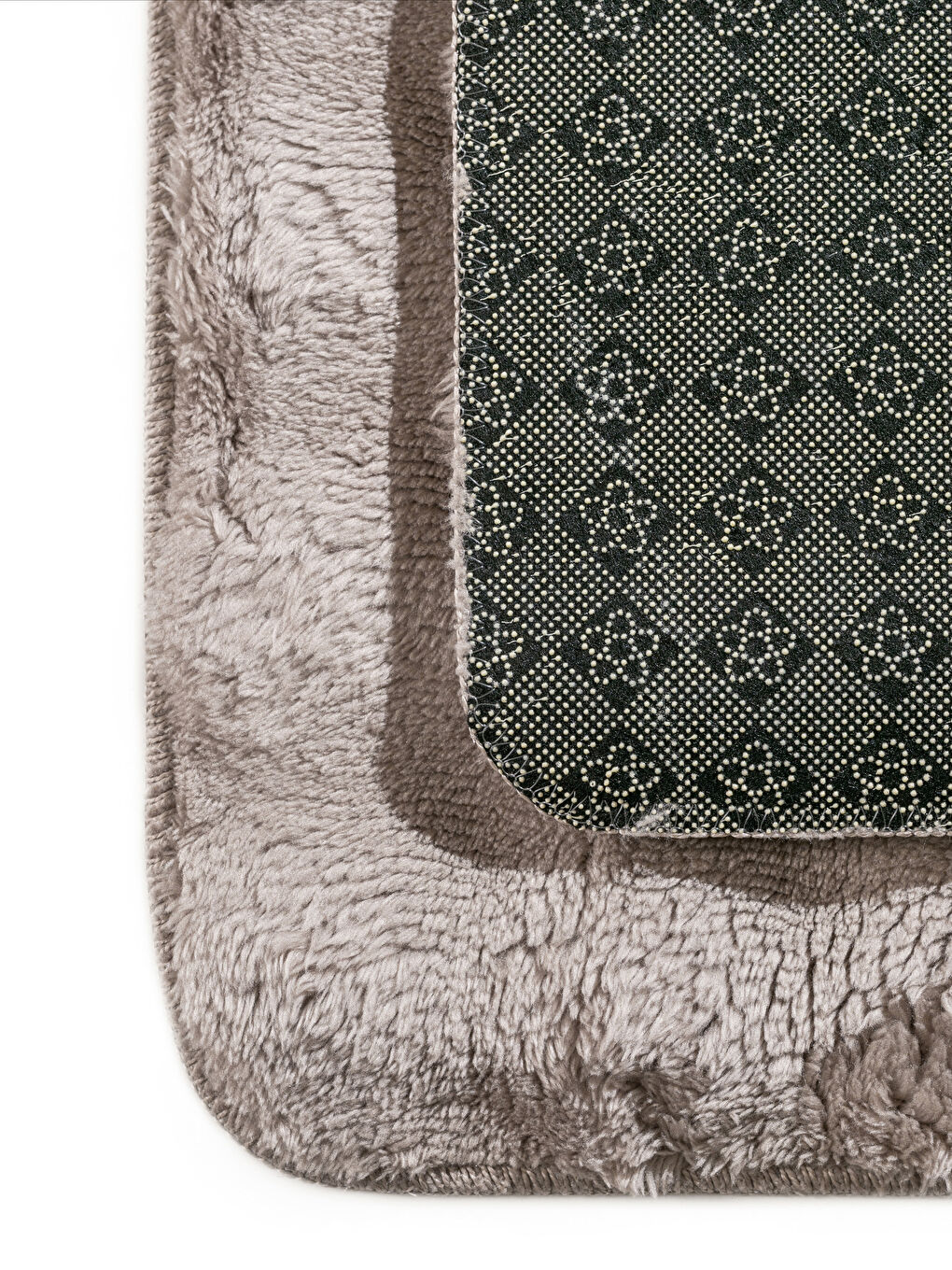 Kahverengi Pelüş Banyo Paspası 2'li-3