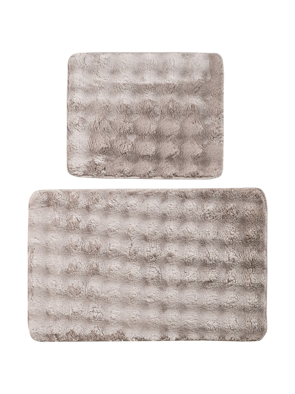 Kahverengi Pelüş Banyo Paspası 2'li-5