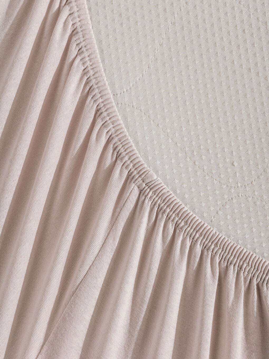 LCW HOME Cotton Double Fitted Sheet -W5HR96Z8-D2Y