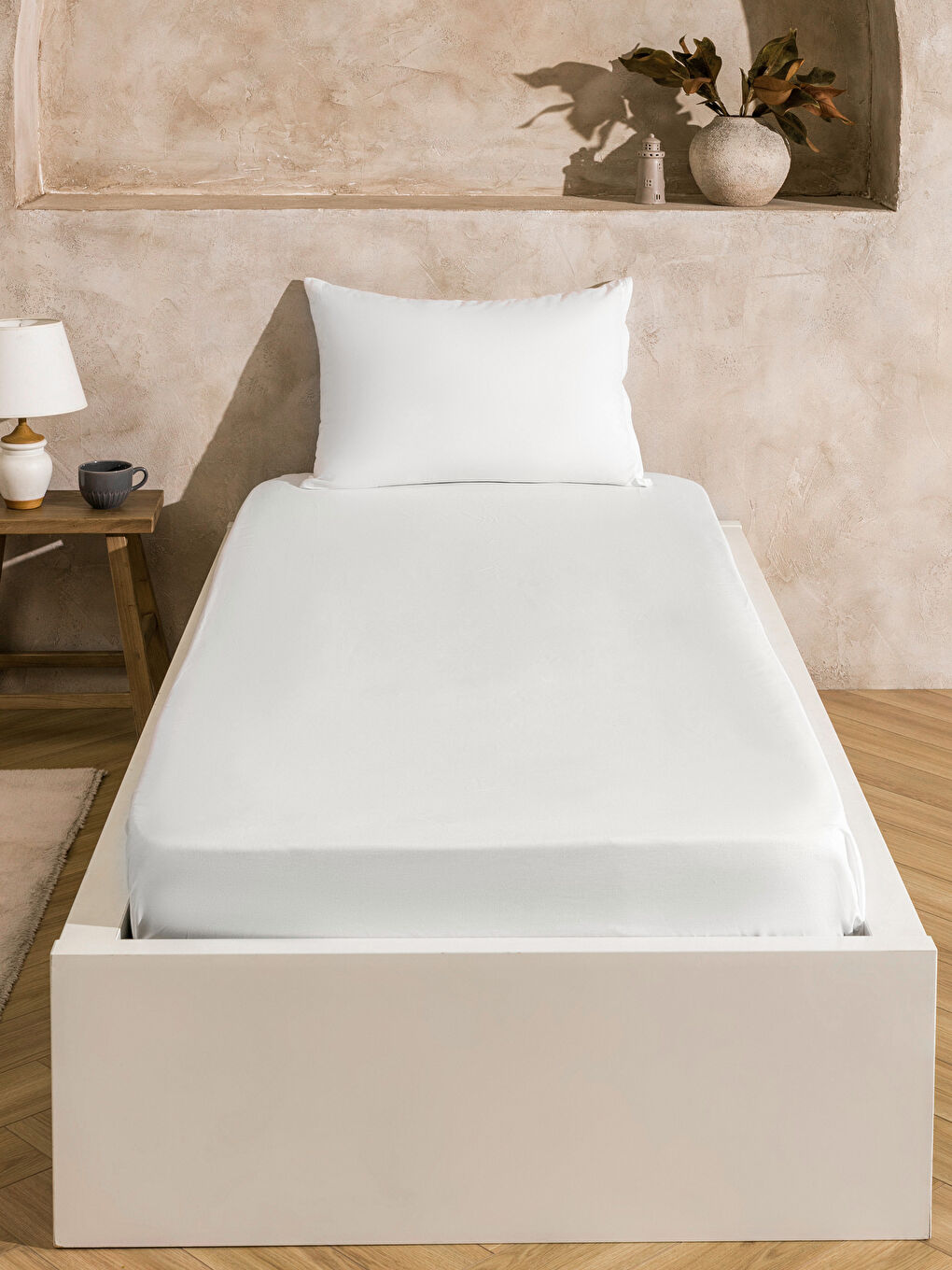 LCW HOME لاپەڕەی تاکی فیت بووەی پەنجەوەنی سادە -W5HR97Z8-DLL