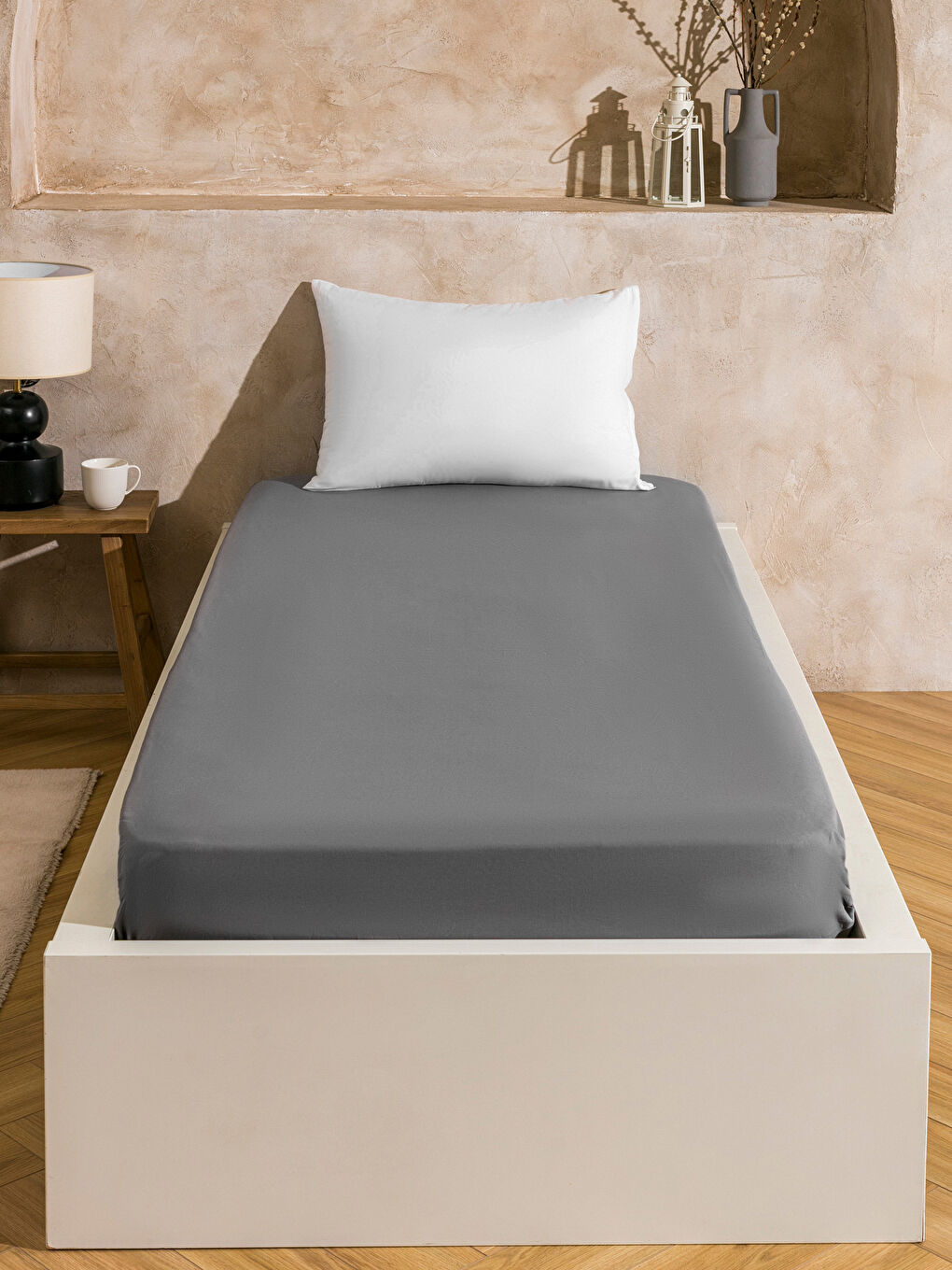 LCW HOME لاپەڕەی تاکی فیت بووەی پەنجەوەنی سادە -W5HR97Z8-LRW