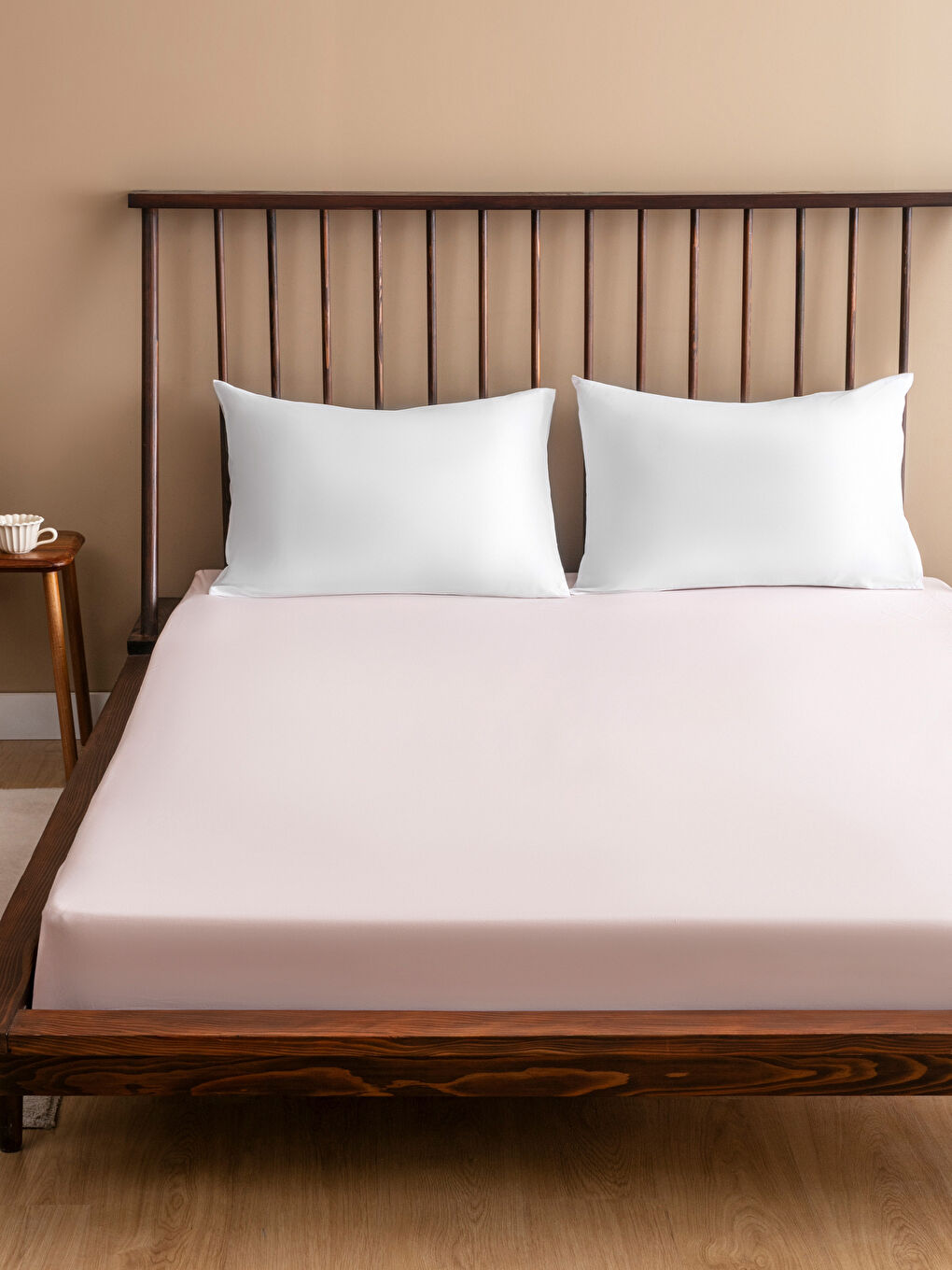 LCW HOME Plain Double Fitted Sheet -W5HR98Z8-Z1K