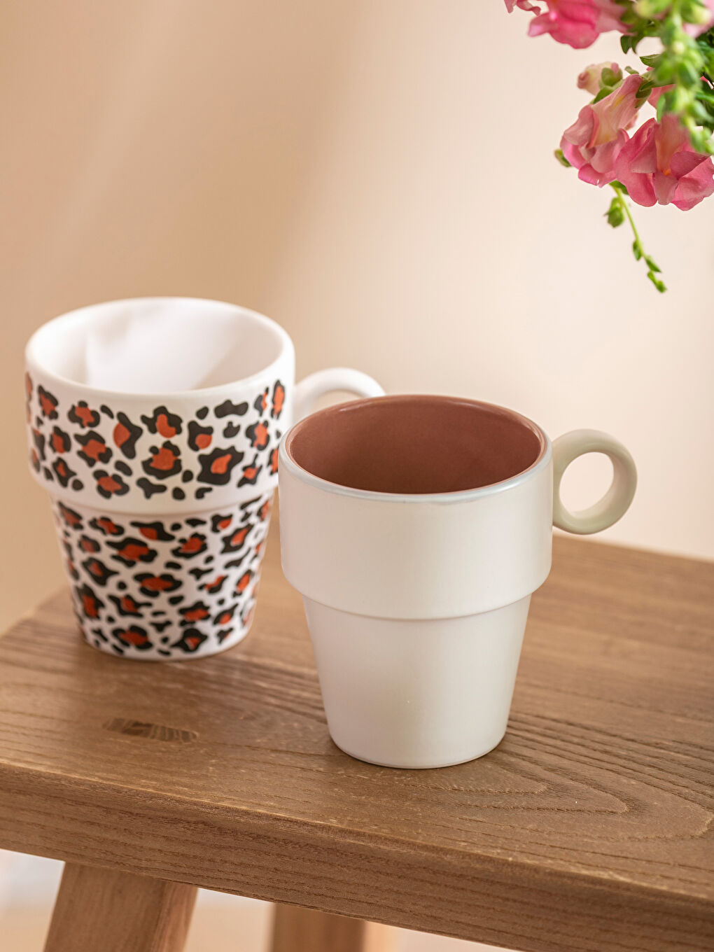 Printed Ceramic Mug Set 2 Pack 280 ml-2