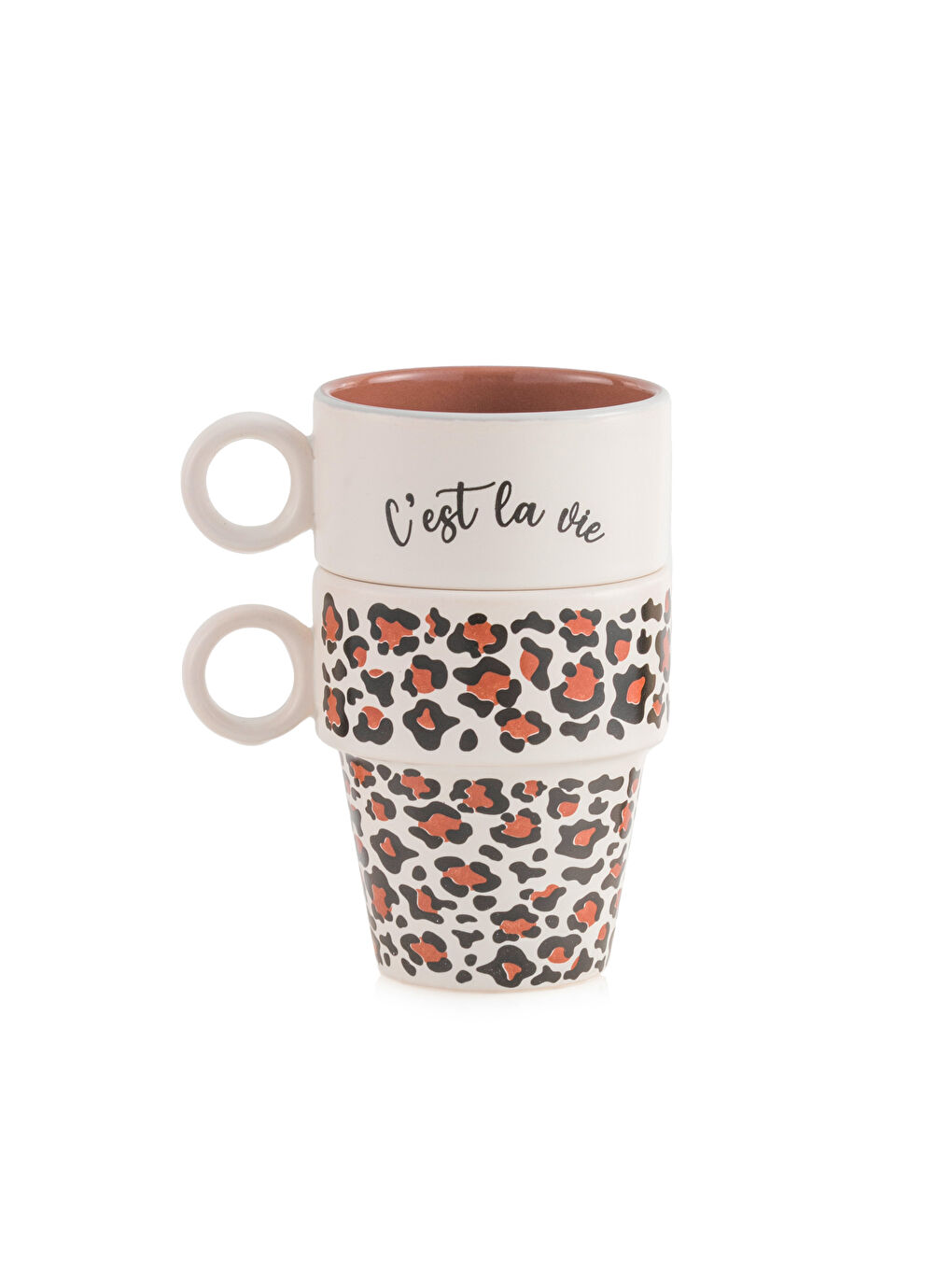 Printed Ceramic Mug Set 2 Pack 280 ml-4