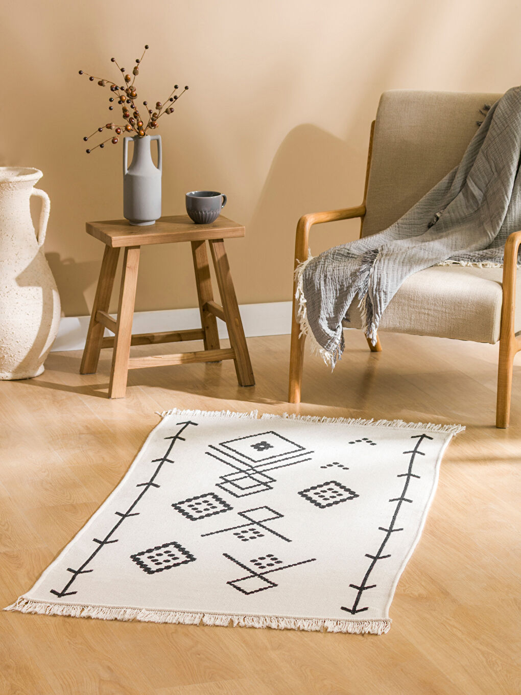 LCW HOME BLACK Rug -W5HT46Z8-LQJ