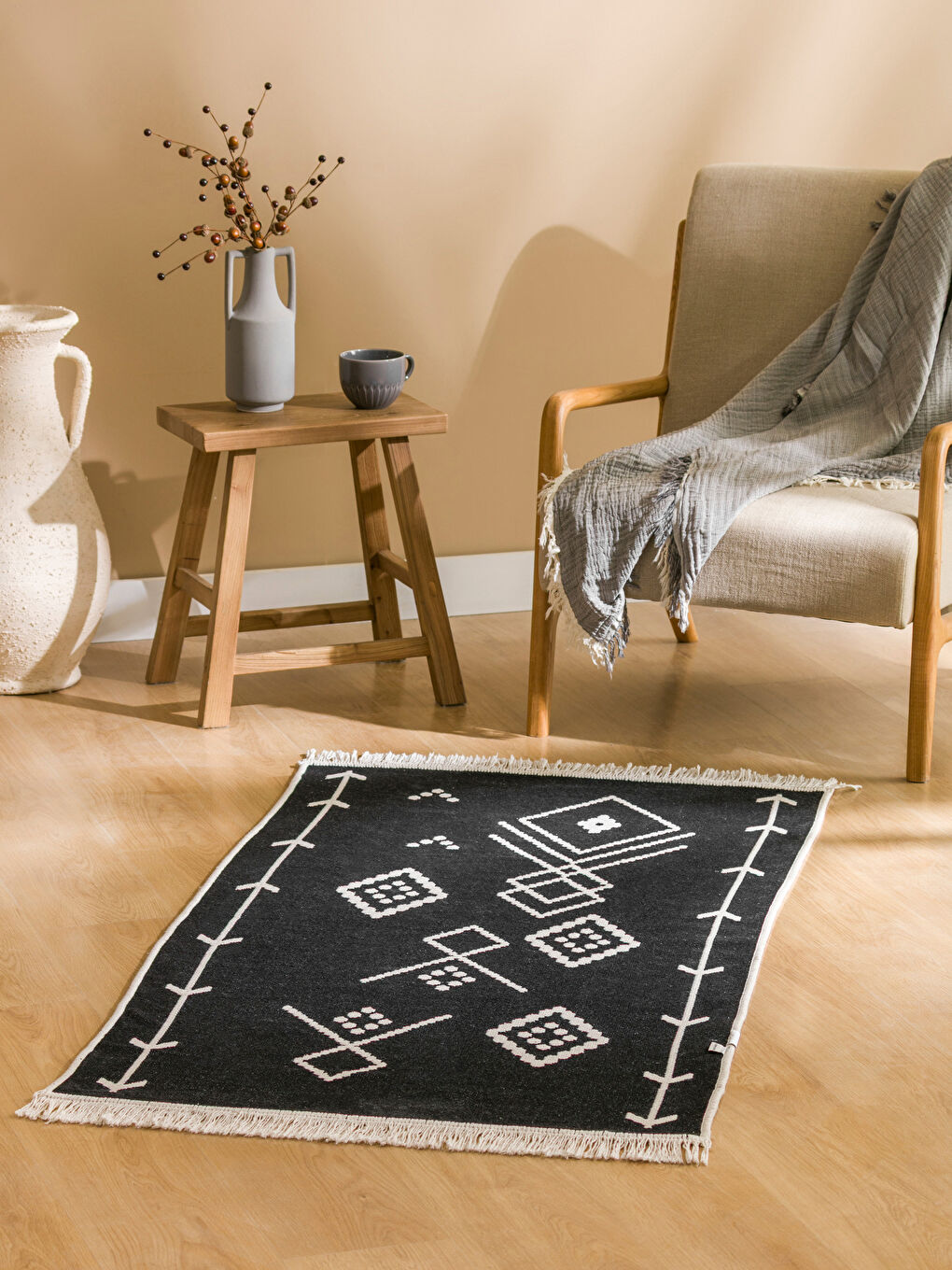 LCW HOME BLACK Rug -W5HT46Z8-LQJ