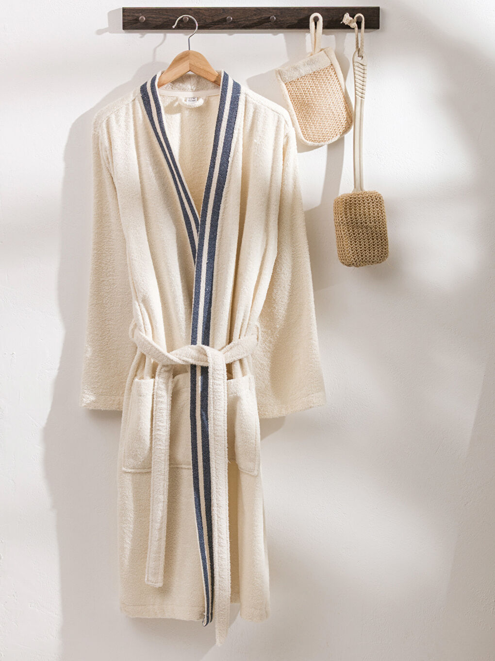 LCW HOME Cotton Women's Bathrobe -W5HV17Z8-RW0