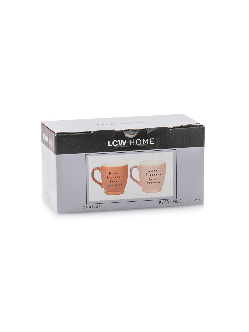 Printed Ceramic Mug 2 Pack 260 ml-3