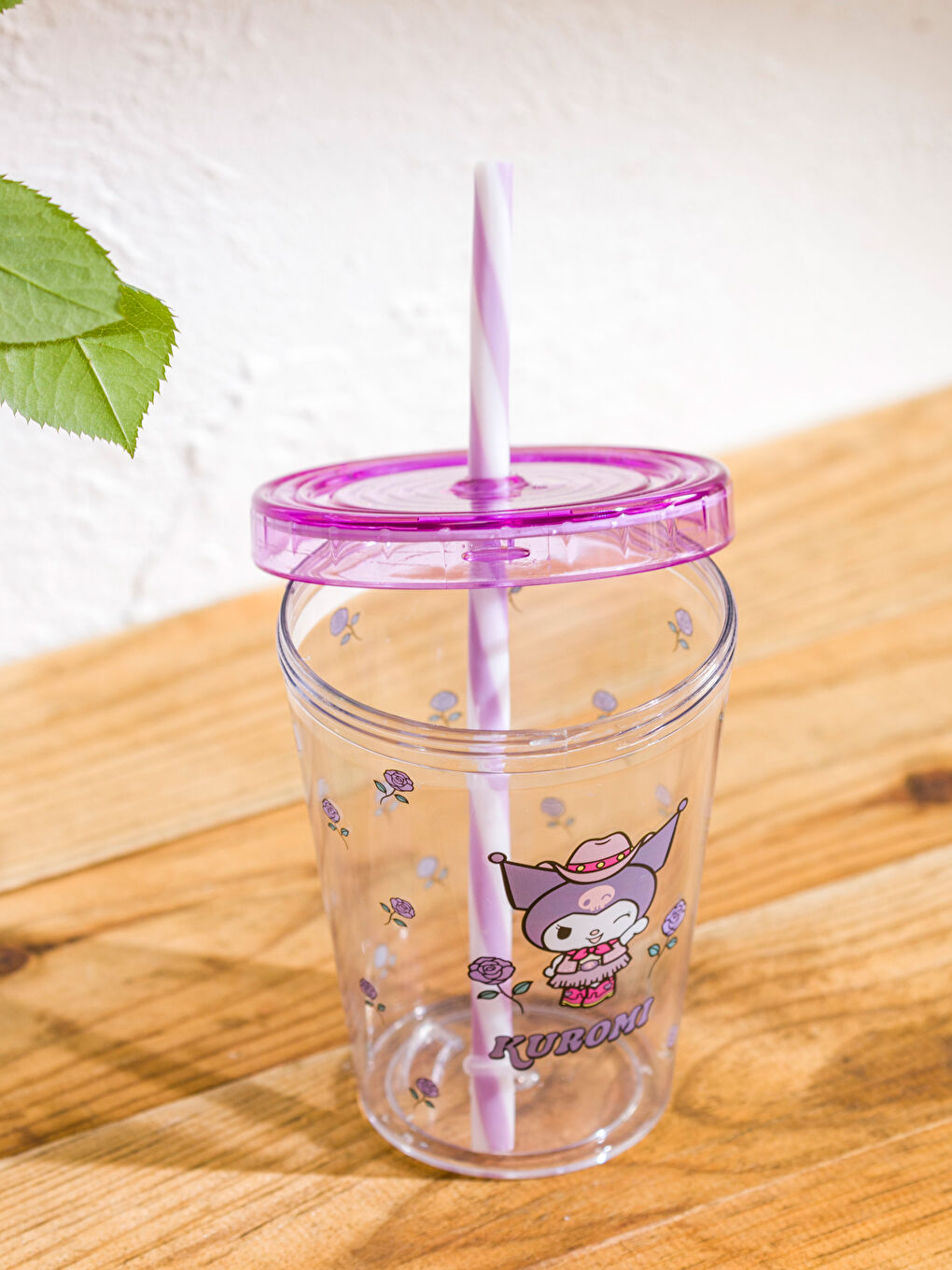 Karışık Kuromi Baskılı Pipetli Bardak 450 ml-1