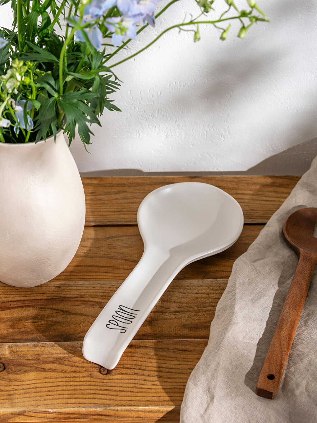 Printed Ceramic Spoon Rest 29 cm-1