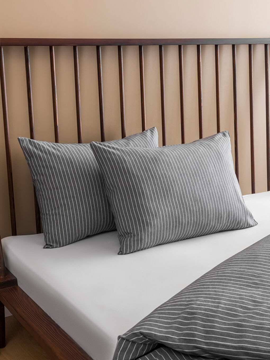 LCW HOME Striped Double Duvet Cover Set -W5I405Z8-FKN