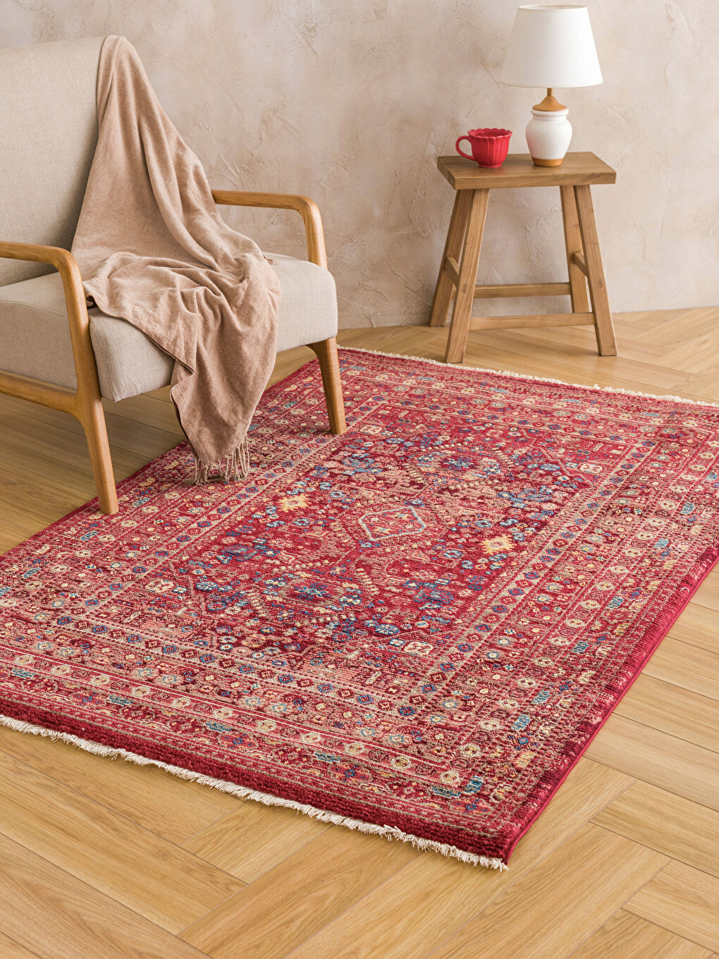 Karışık Etnik Desenli Halı 120x180 cm