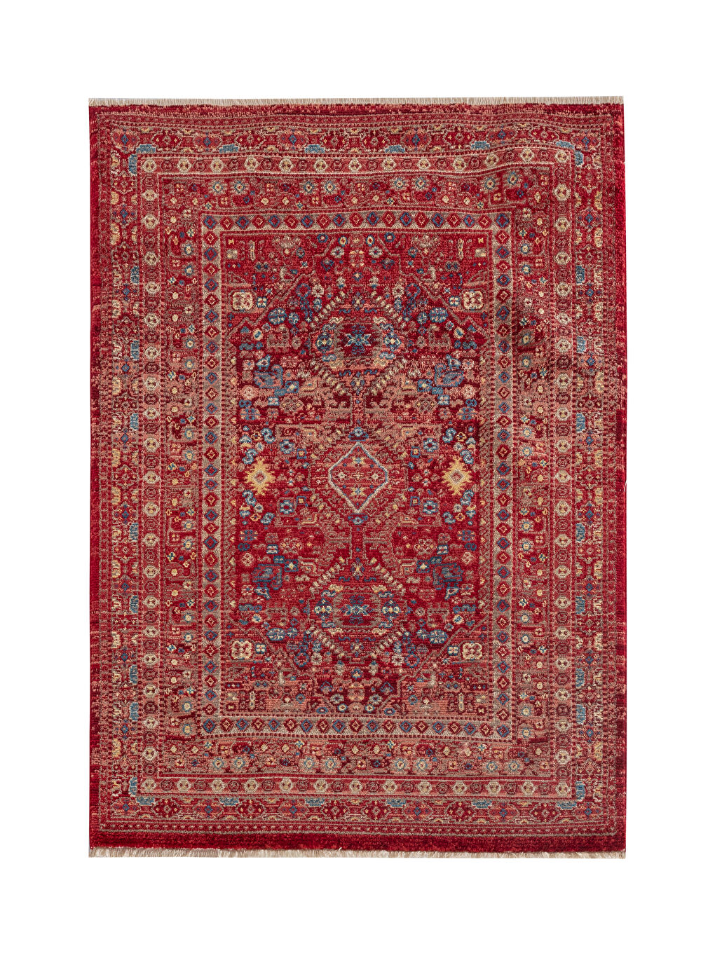 Karışık Etnik Desenli Halı 120x180 cm-4