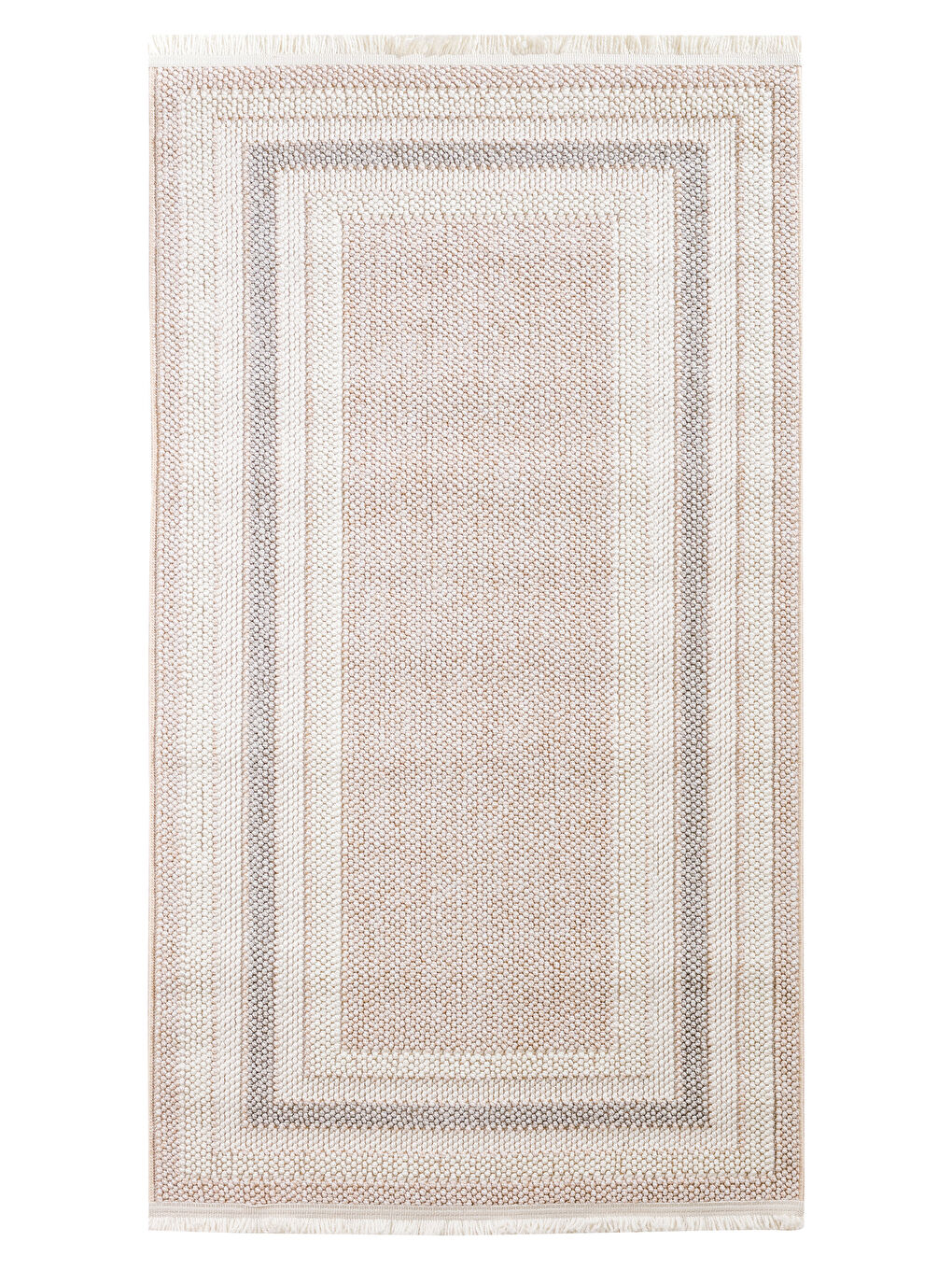 LCW HOME Patterned Fringed Carpet 80x150 cm -W5IA66Z8-M0T