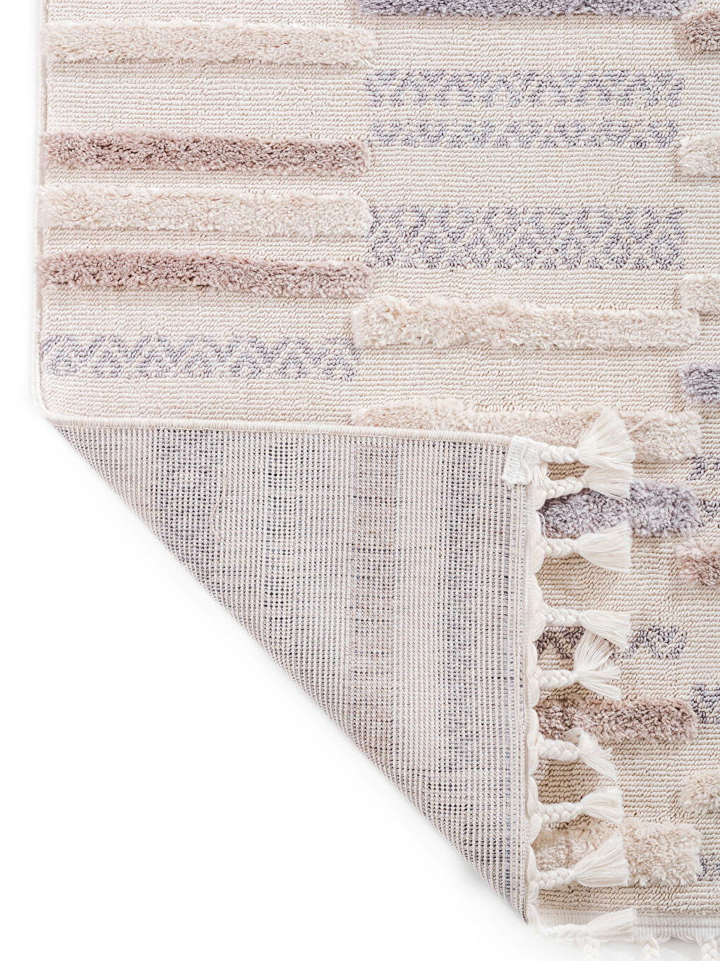 LCW HOME Patterned Fringed Carpet 80x150 cm -W5IA69Z8-M0T