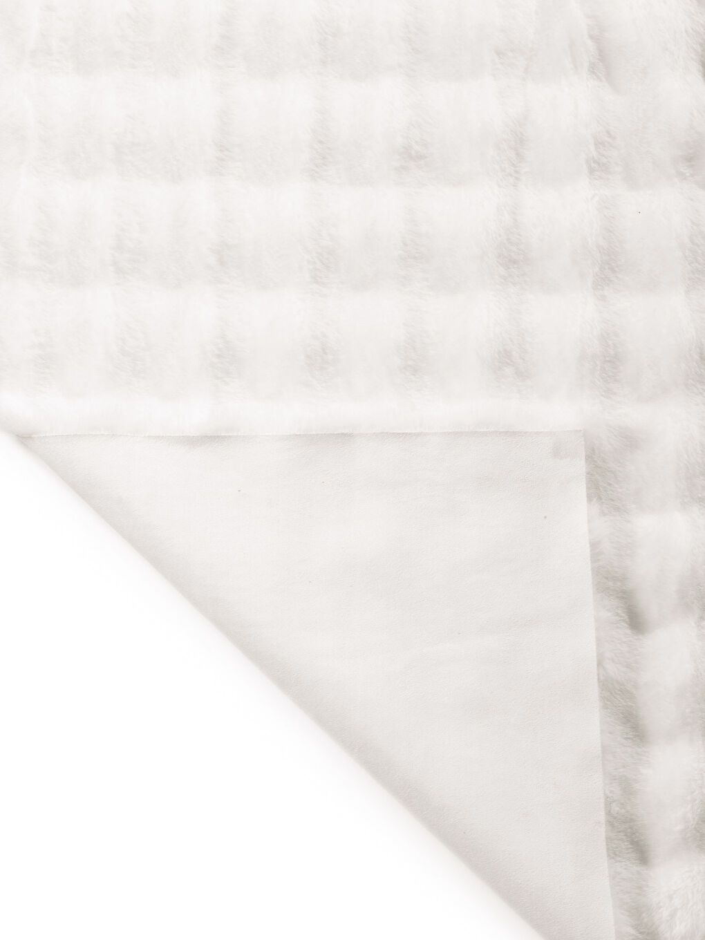 Ekru Dokulu Pelüş Halı 80x150 cm-3