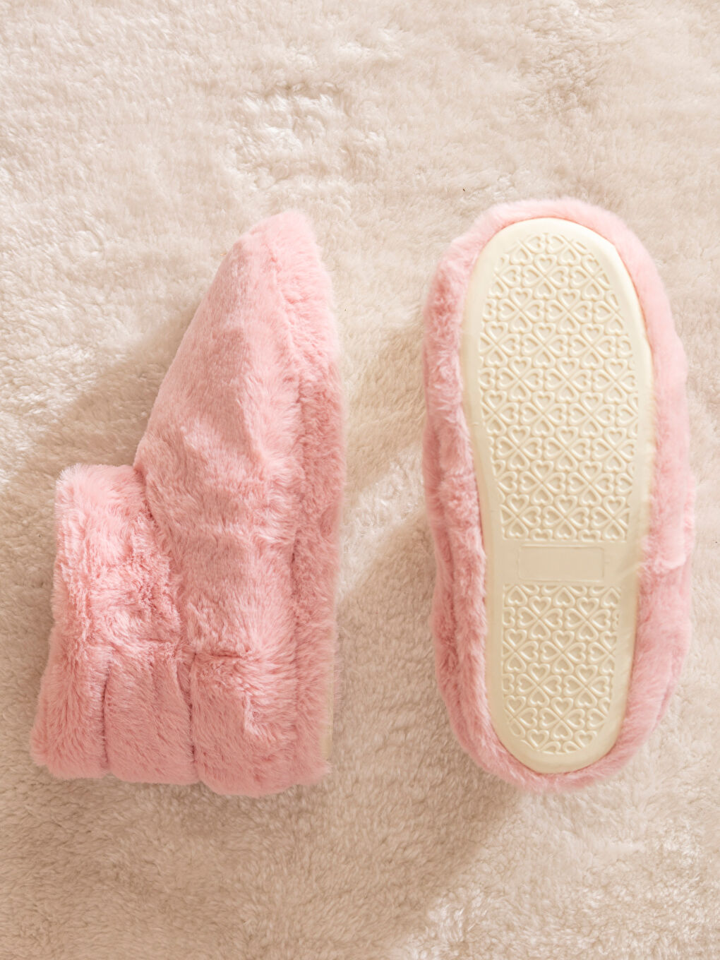 Pembe Kadın Pelüş Ev Botu-3