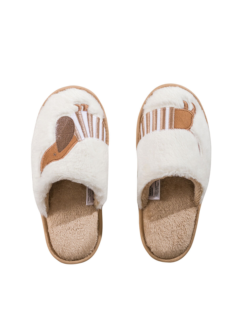 Dog Embroidered Women's Home Slippers-5
