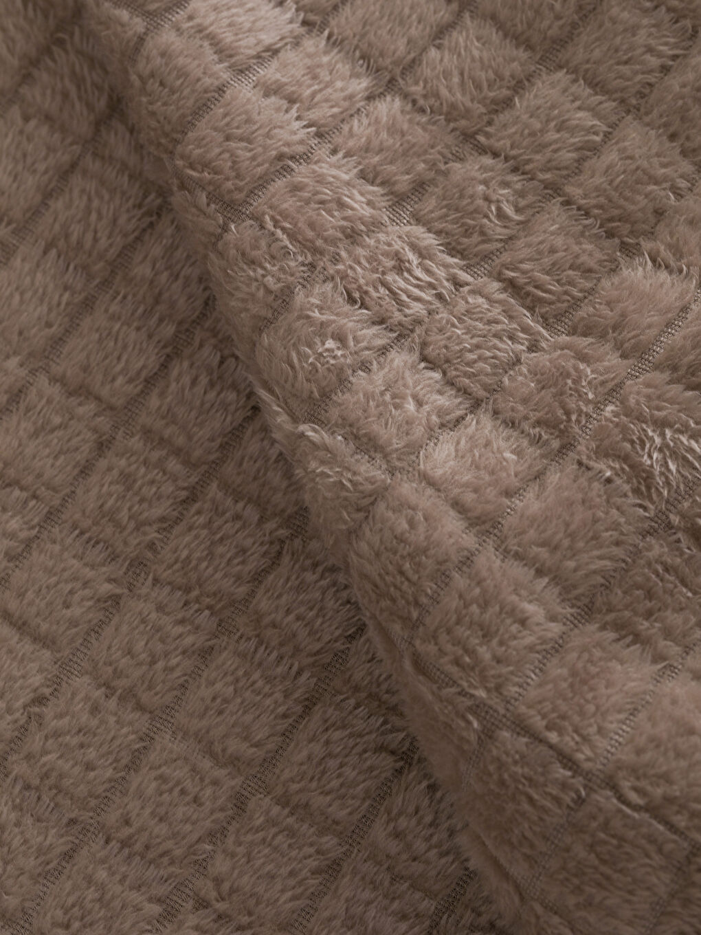 Kahverengi Çift Kişilik Pelüş Battaniye 200x220 cm-2