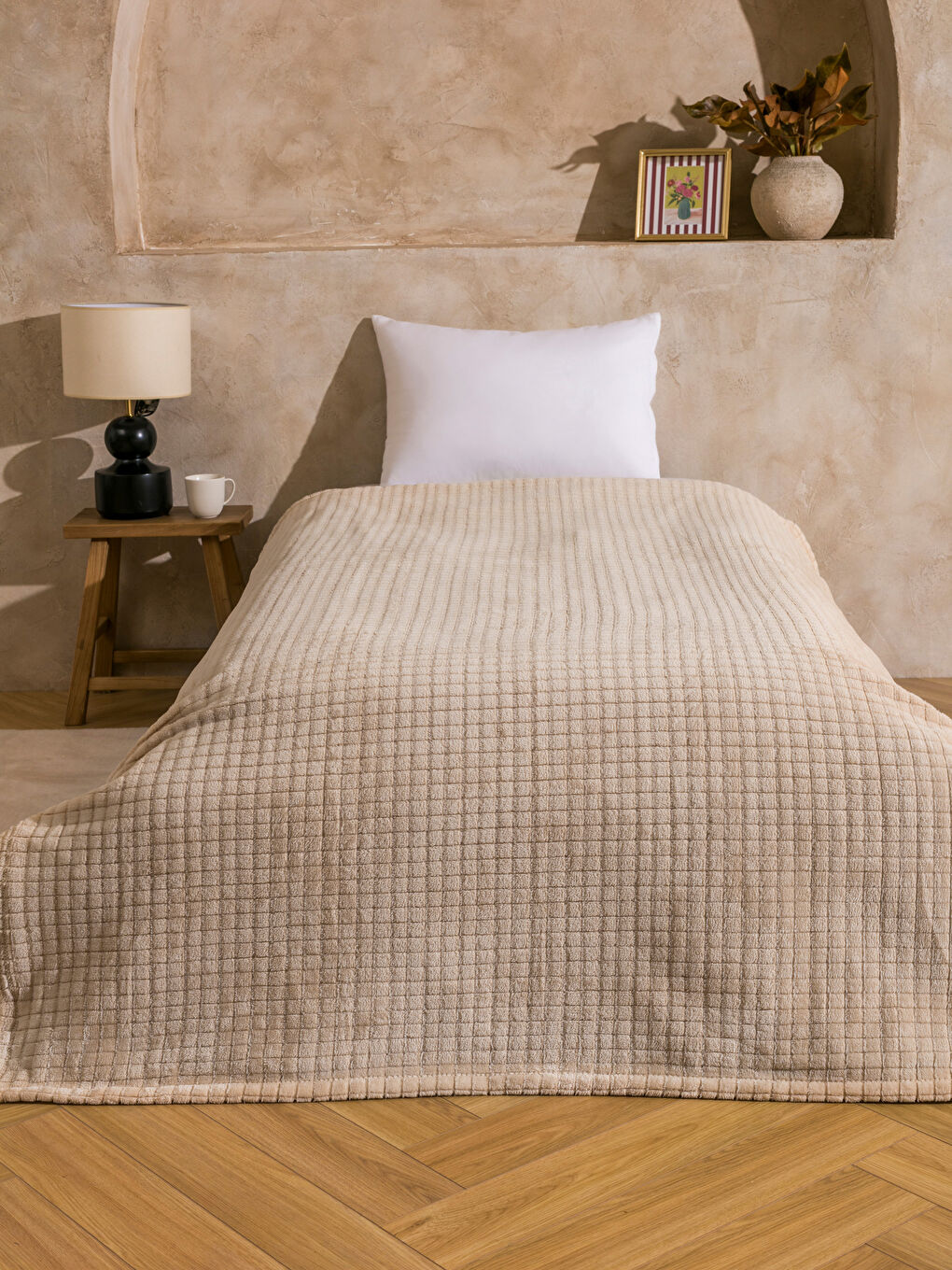 LCW HOME تاکە بەتانی مەخمەڵی ناسک -W5IB61Z8-FT0