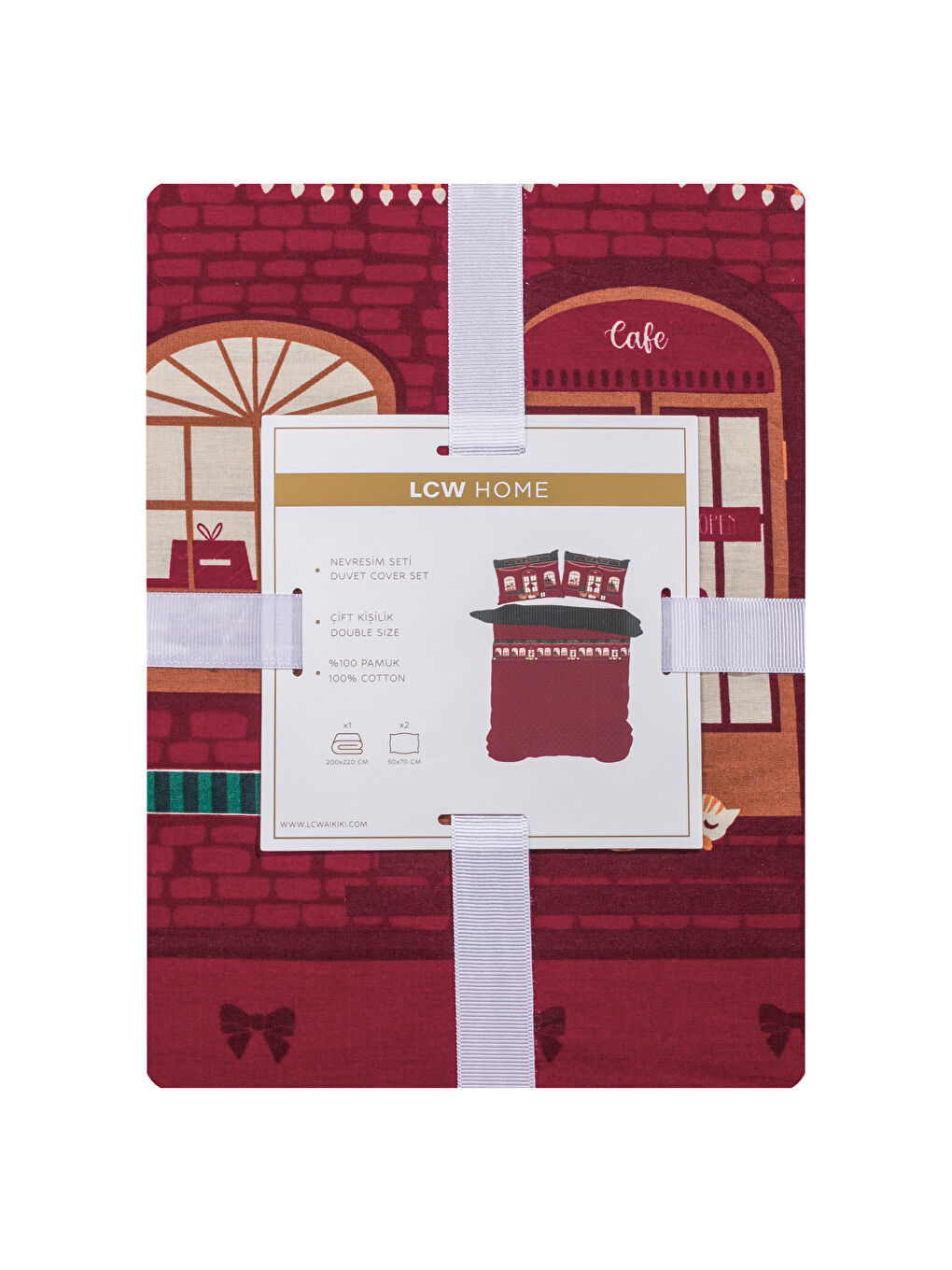 New Year Themed Double-Sided Duvet Cover Set-6