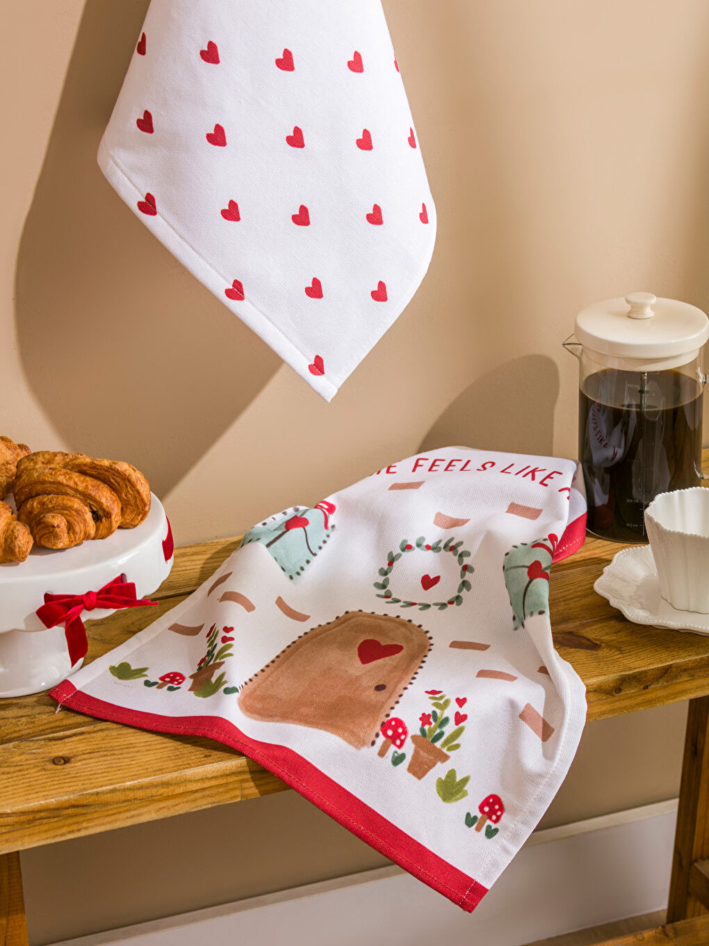 Printed Tea Towel 2 Pack 40x50 cm-1