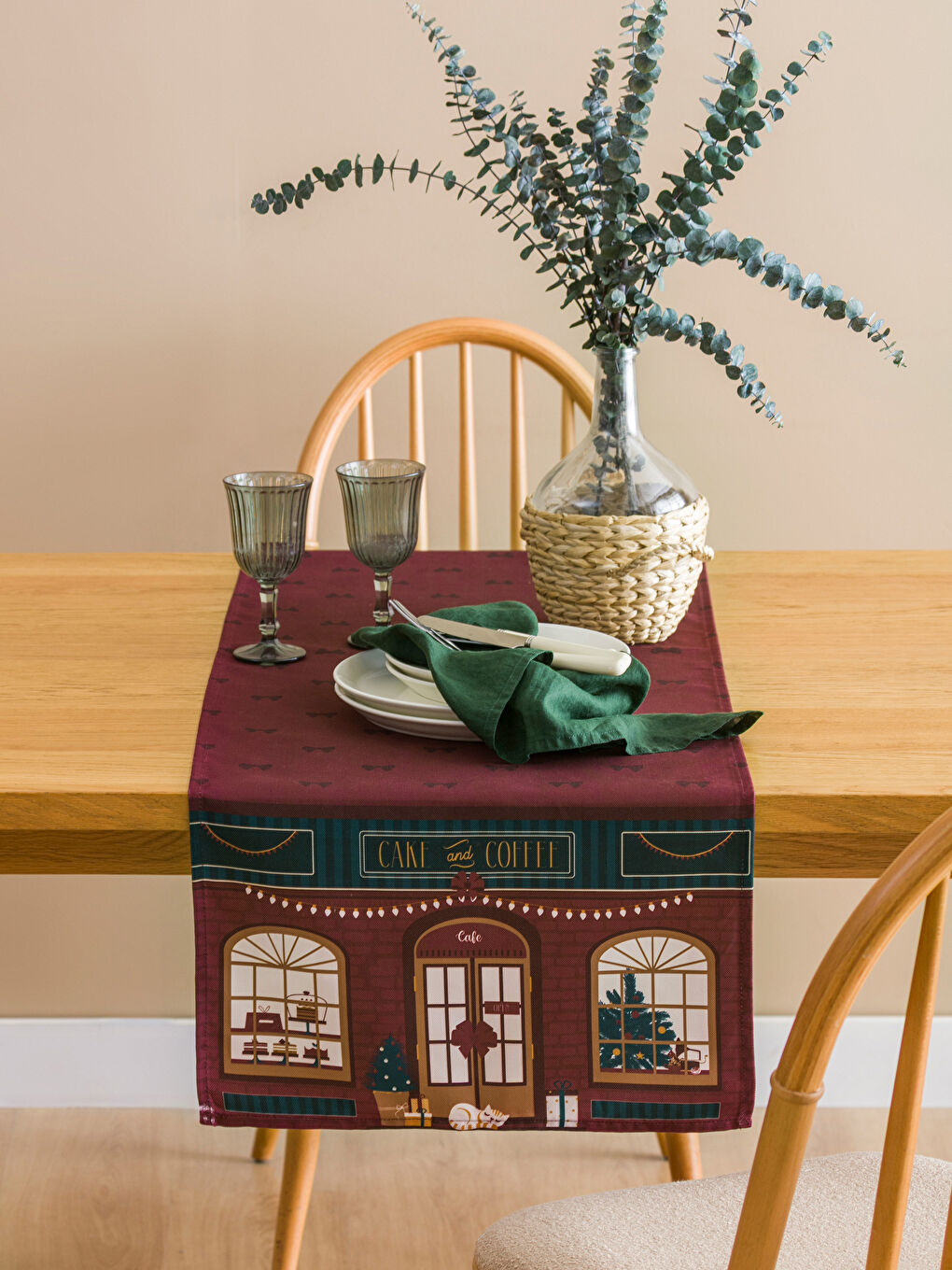 Printed Table Runner 45x150 cm-1