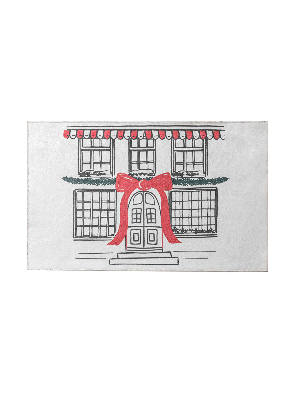 Karışık Ev Figürlü Banyo Paspası 50x80 cm-3