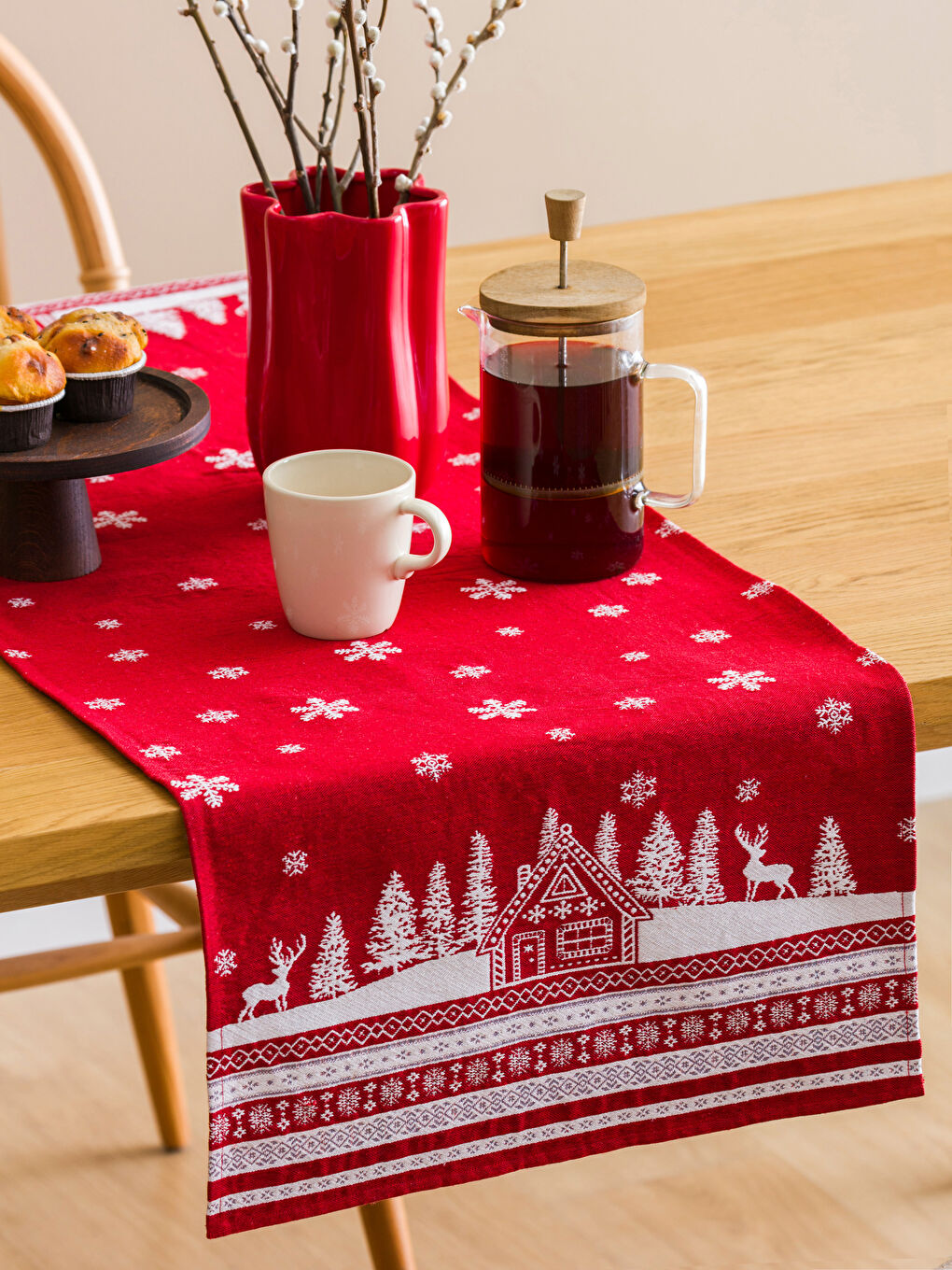 Χριστουγεννιάτικος Διάδρομος 45x120 cm-1