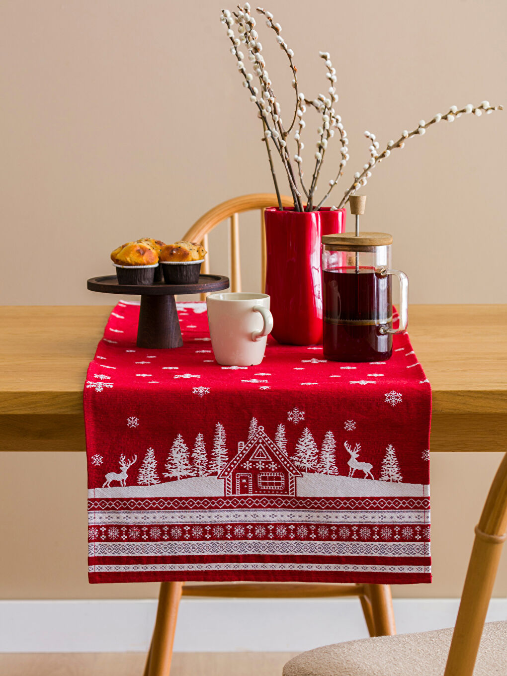 Χριστουγεννιάτικος Διάδρομος 45x120 cm-3