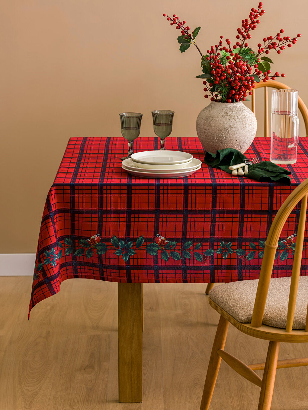 Plaid Patterned Tablecloth 150x200 cm