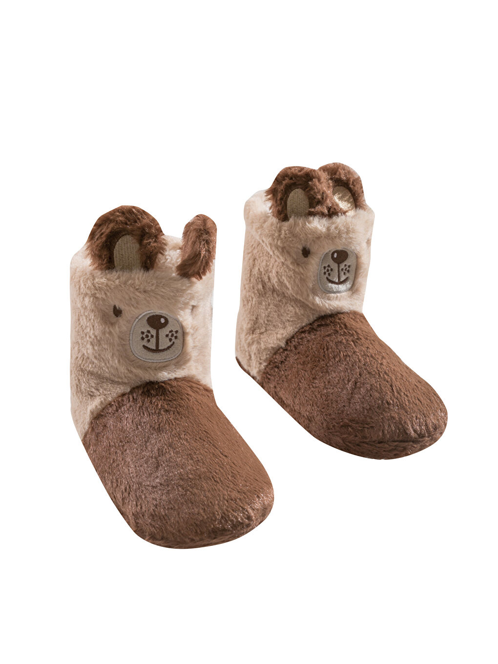 Bear Figure Plush Women's Home Slippers-5