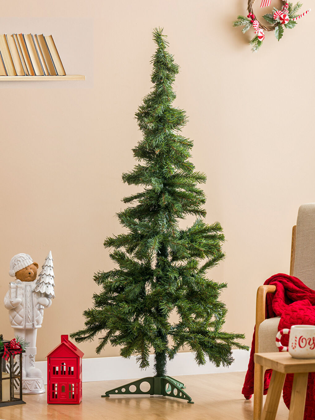 Yeşil Yılbaşı Çam Ağacı 150 cm-1