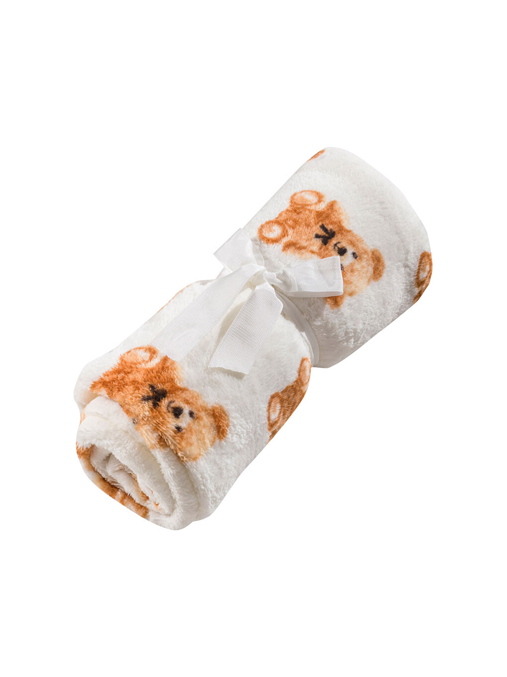 Karışık Ayı Teddy Baskılı Erkek Bebek Battaniyesi 90x110 cm-4