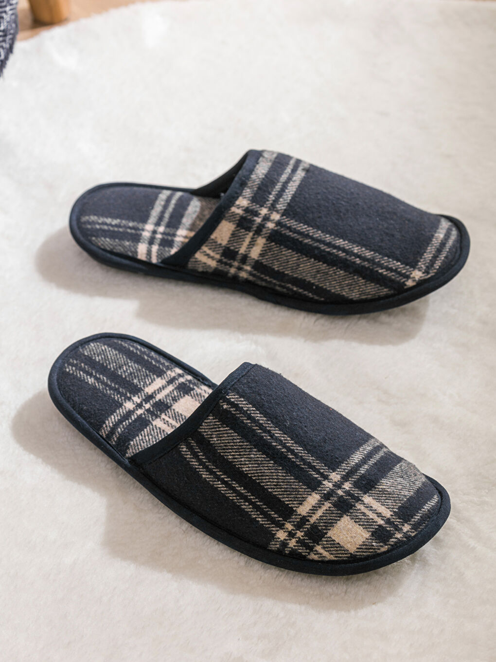 Man NAVY Home Slippers-1