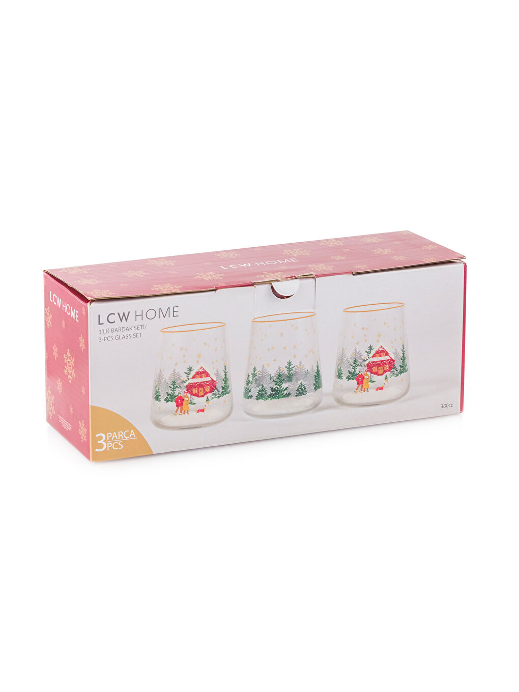 مجموعة كيسان مطبوعين ديال الزاج 3-Pack 380 ml-3