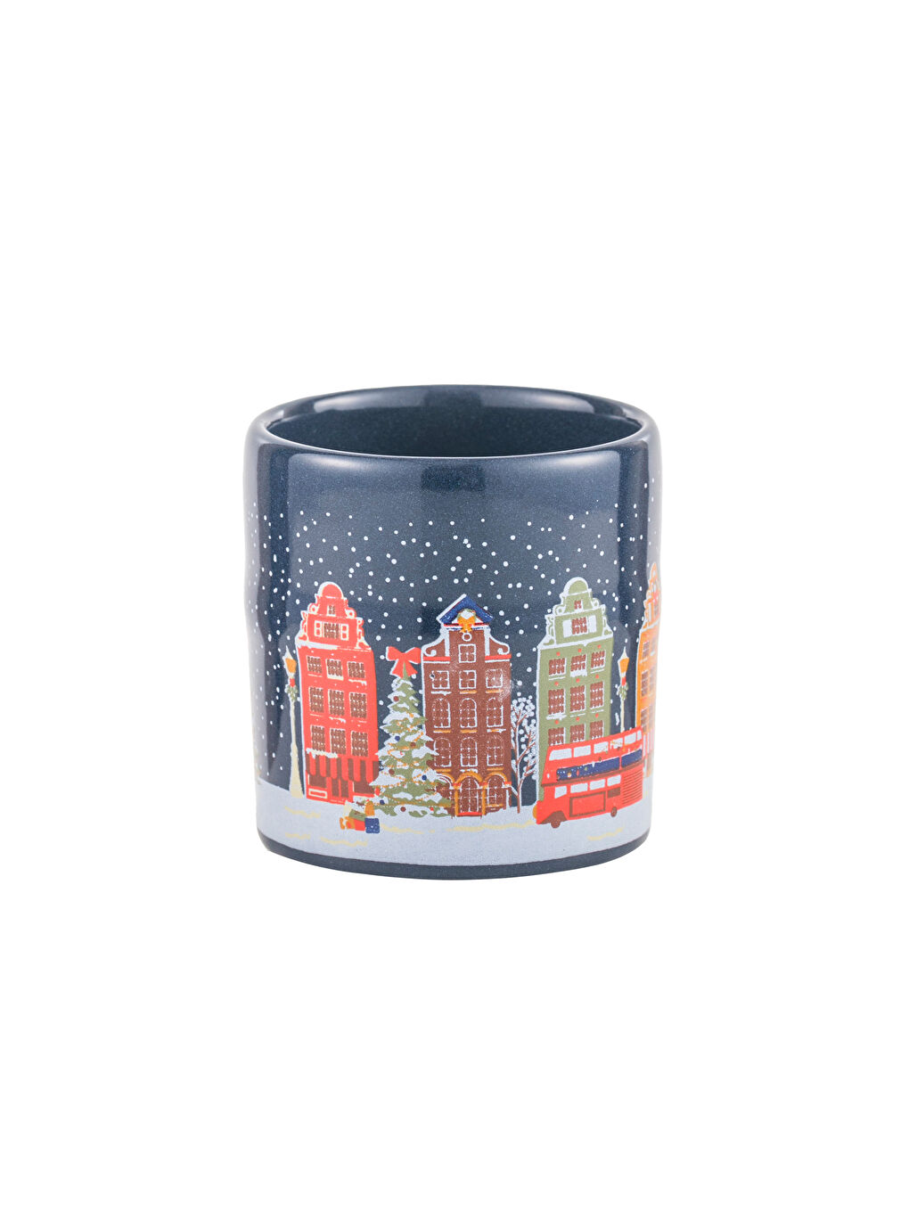 Karışık Baskılı 2 Kişilik Kahve Fincanı-3