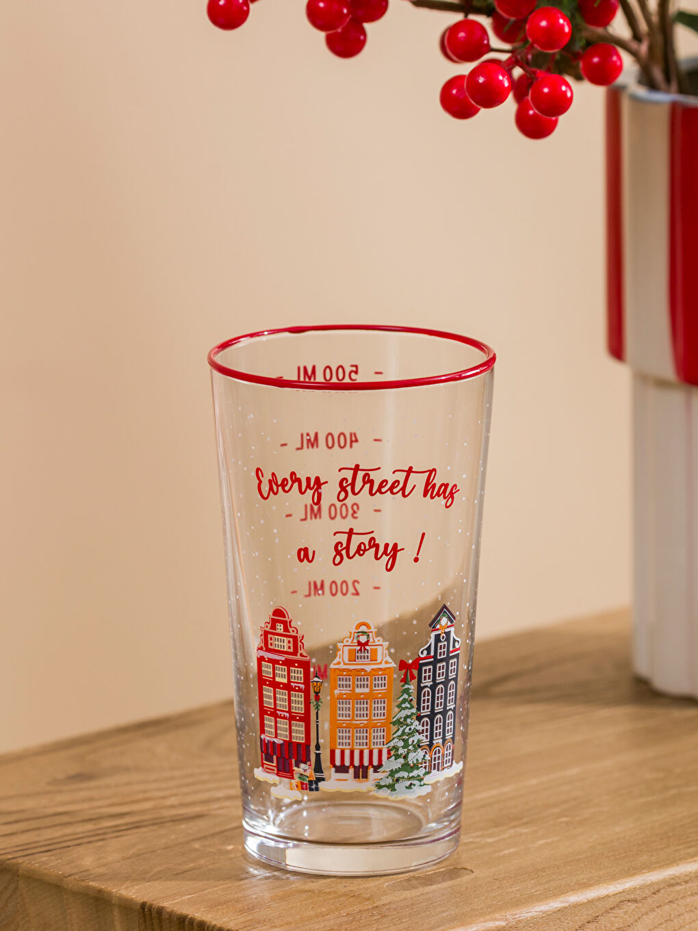 Printed Glass Cup 500 Ml-2