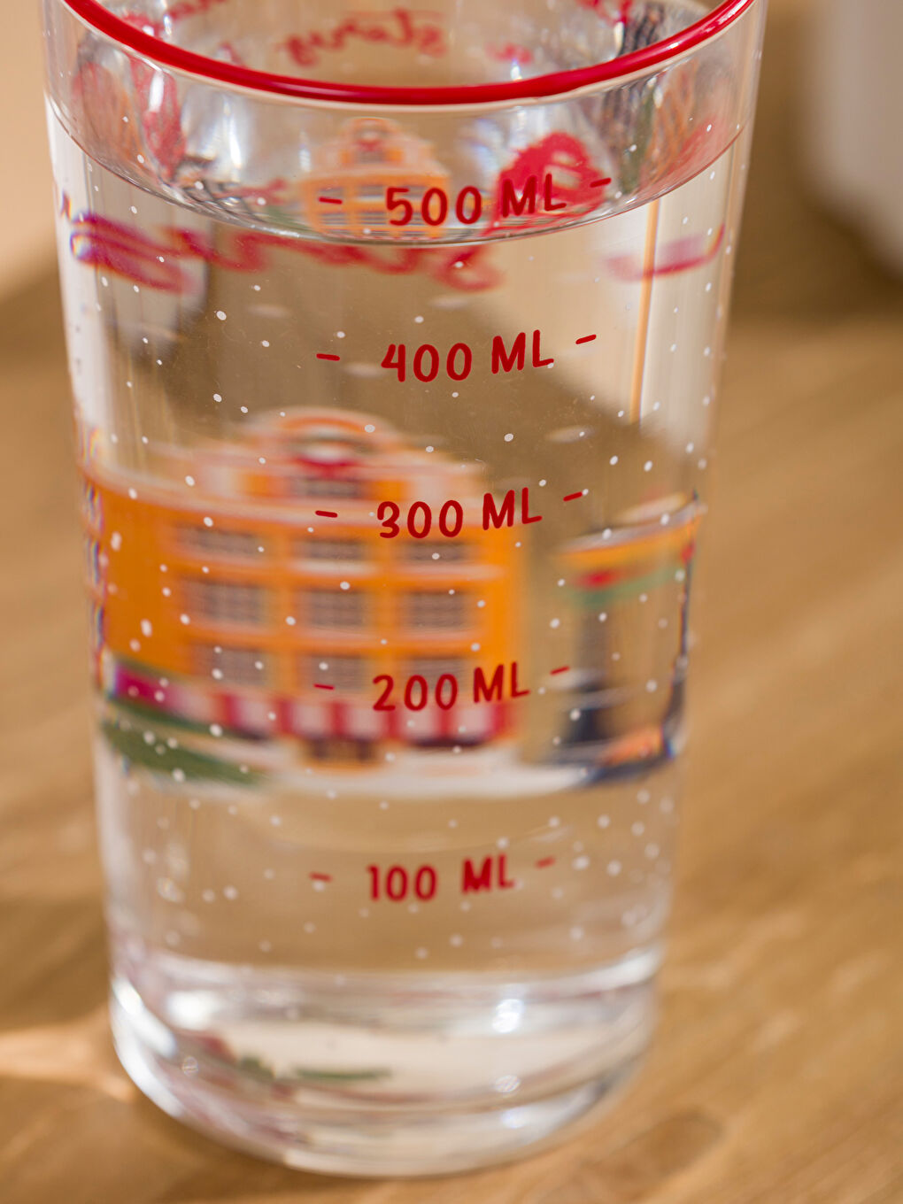 Printed Glass Cup 500 Ml-3