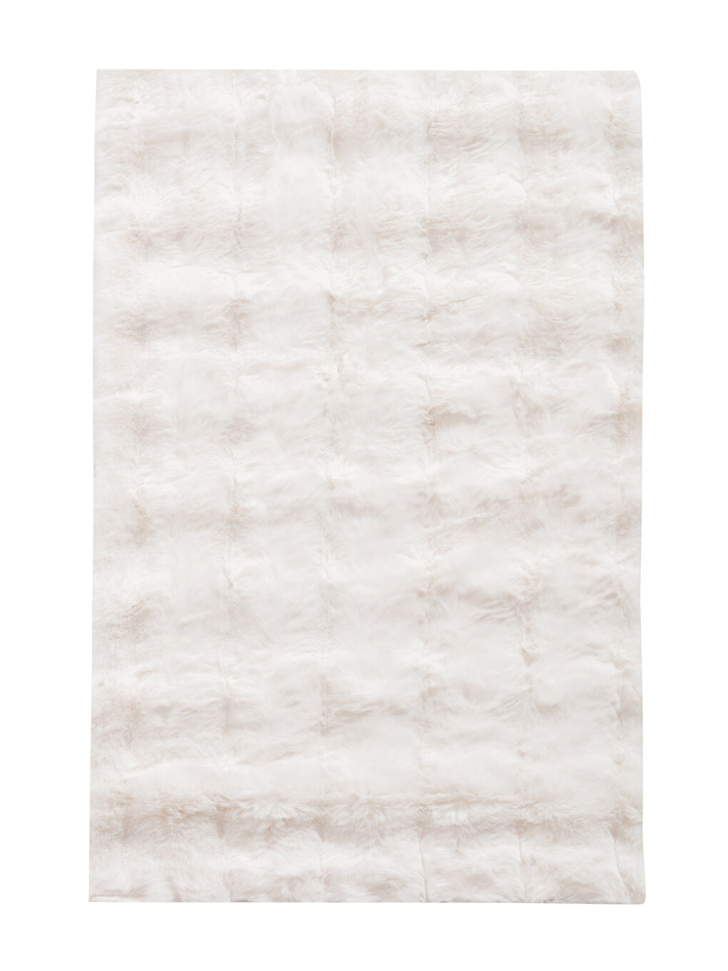 Ekru Pelüş Halı 50x80 cm-5