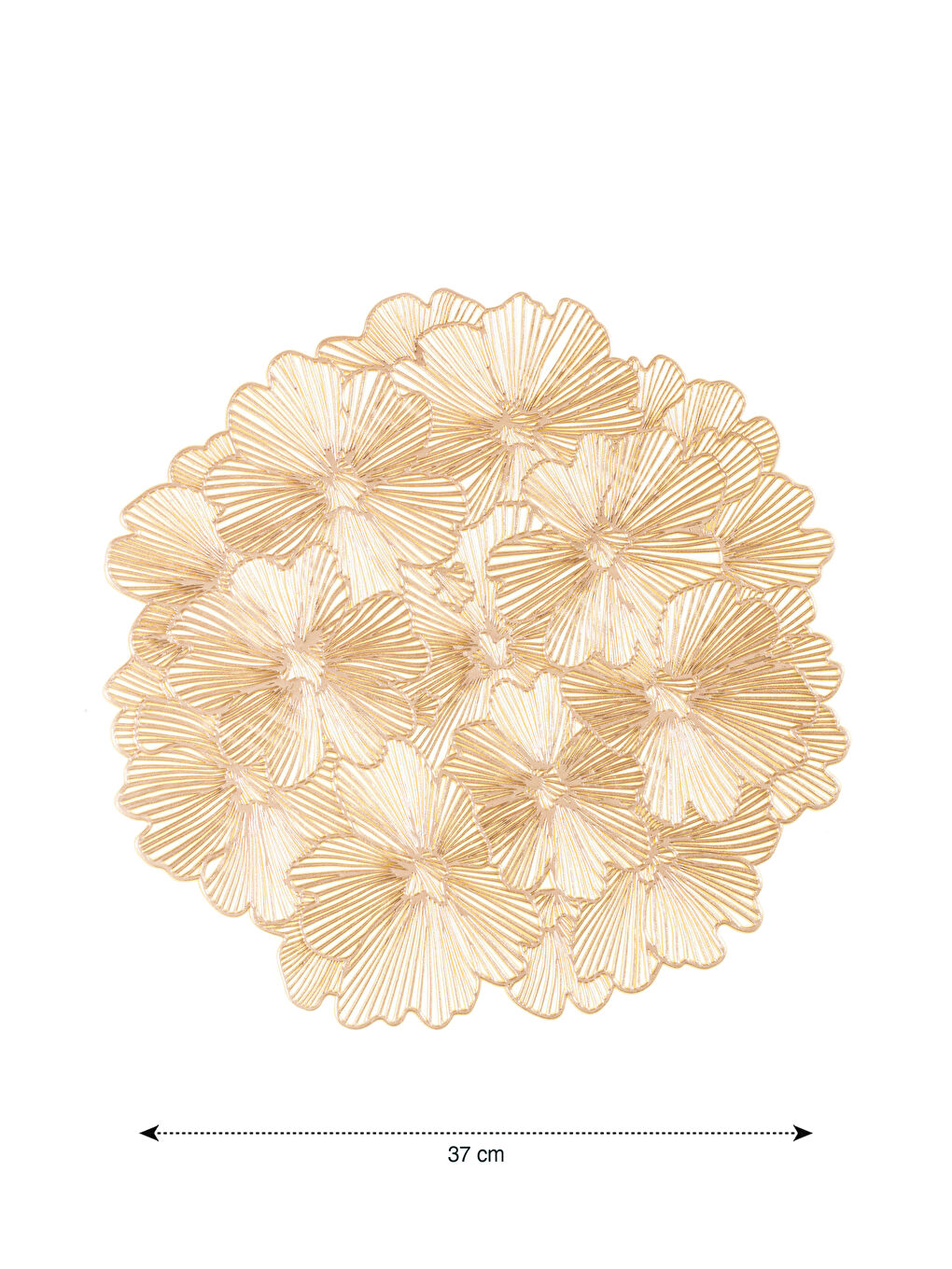 Sarı Çiçek Desenli Supla 2'li 37 cm-13