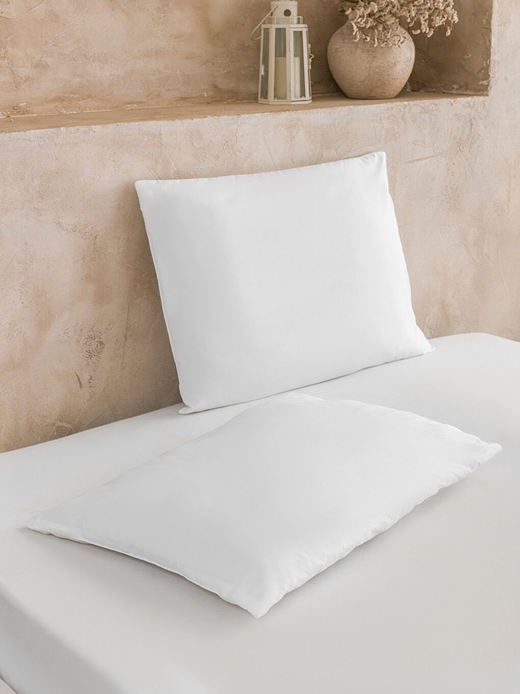 Beyaz Mikrofiber Yastık 50x70 Cm 2'li