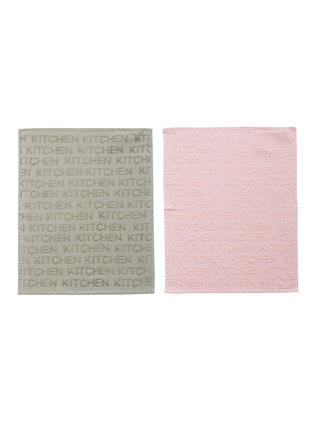 Yeşil Yazı Baskılı Kurulama Bezi 2'li  40x50 cm-9