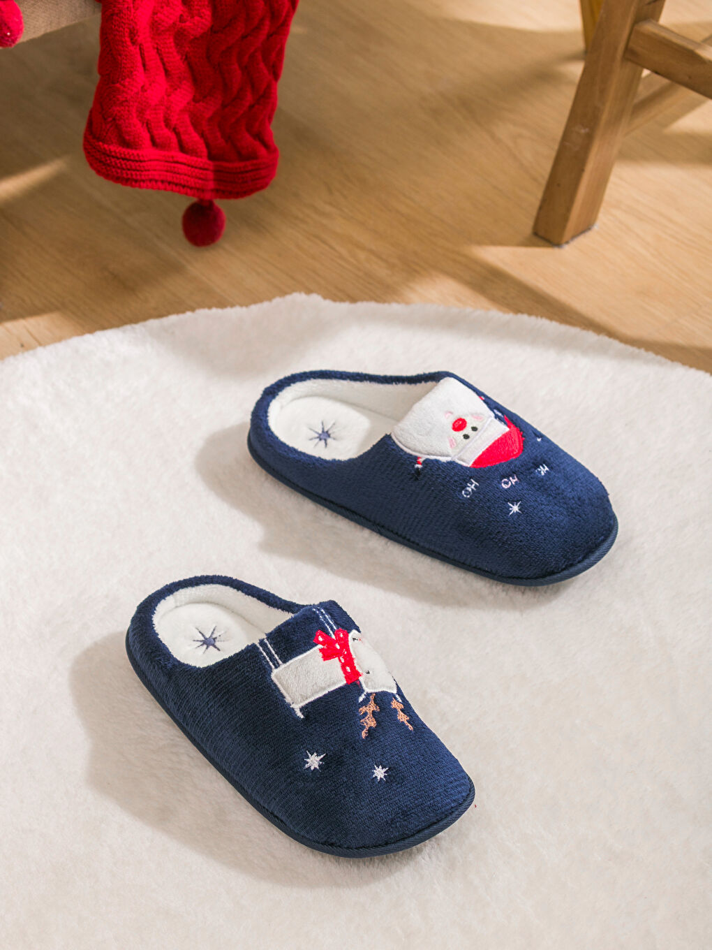 Man NAVY Home Slippers-1