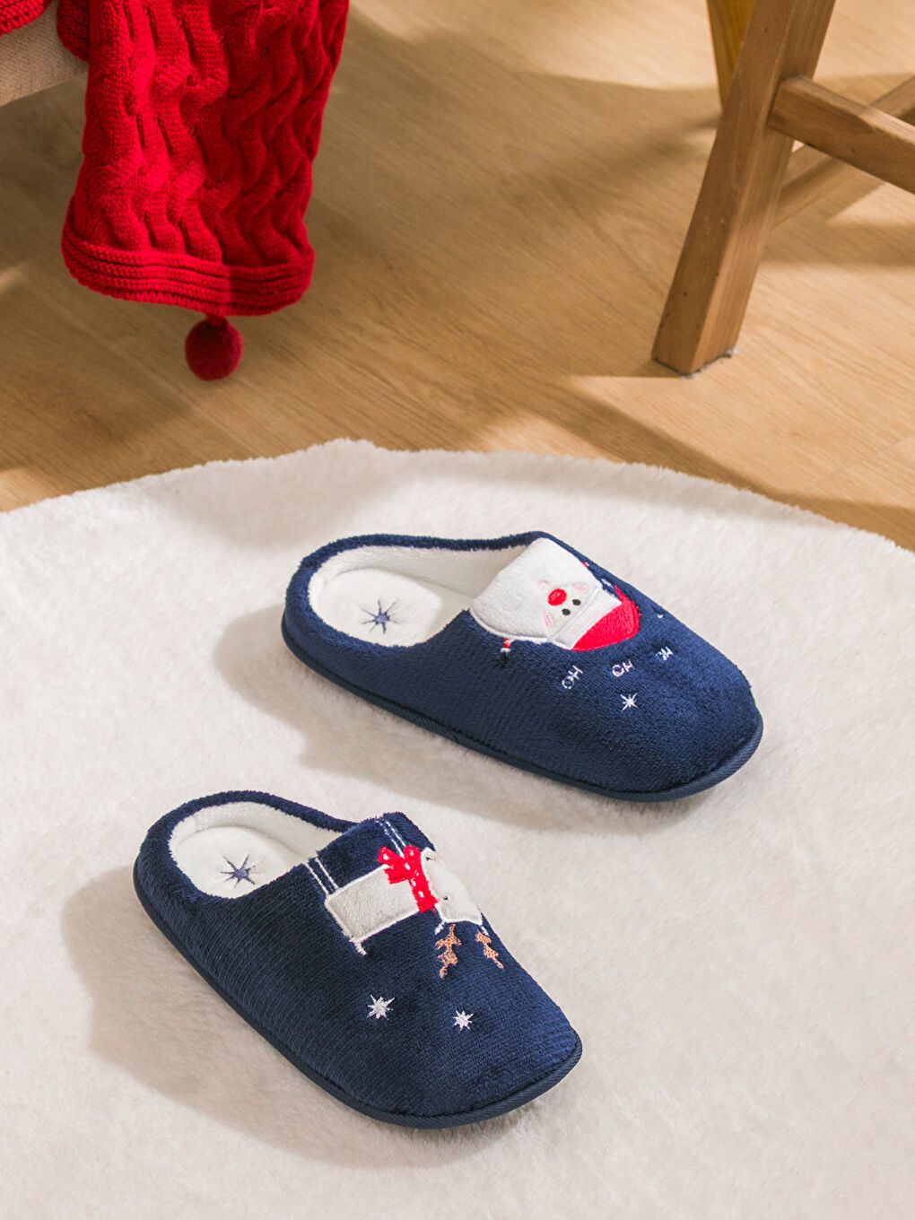 Man NAVY Home Slippers